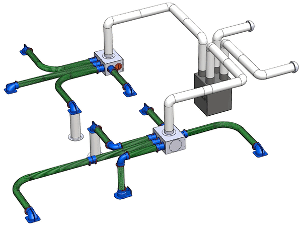 S90 Plumbavent ducting system