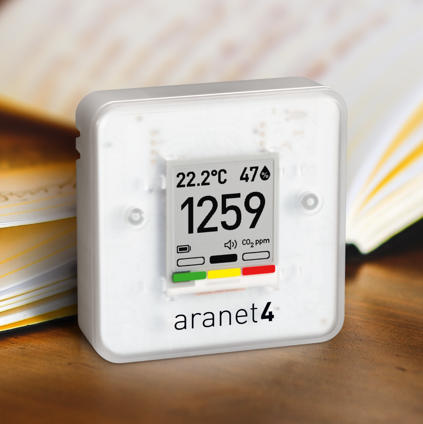 Aranet4 HOME
Optimizing your indoor environment starts with accurate data. The Aranet4 HOME is a premium, wireless air quality monitor designed to provide effortless, real-time insights into your indoor climate. Whether for a home, office, or school, it is the perfect companion for your ventilation system, ensuring you only ventilate when necessary—saving energy while maintaining health.
