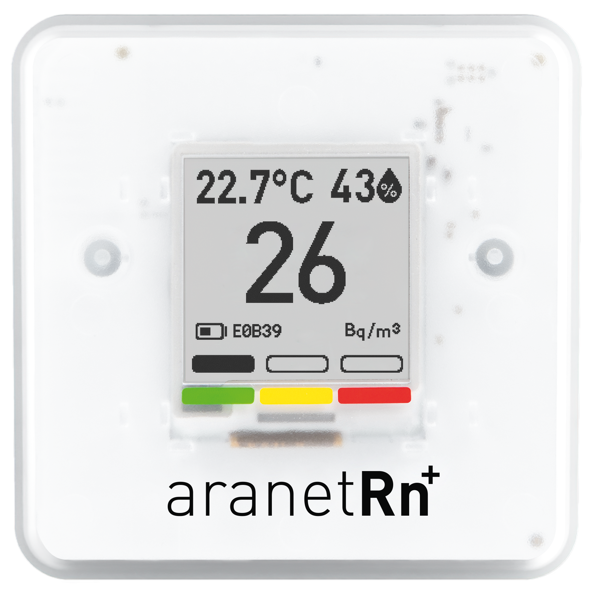 Aranet Radon monitor
Designed for homeowners, building managers, and health-conscious individuals, the Aranet Radon Plus Home is a best-in-class solution for continuous radon gas monitoring. This wireless, battery-powered device combines advanced ionization chamber technology with user-friendly features to ensure your indoor environment remains safe and healthy.