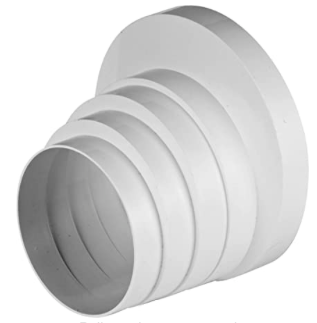 Ventilation 150 step to 100mm duct Reducer ABS
