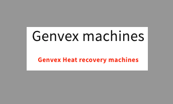Genvex Ventilation Machines: Enhancing Indoor Air Quality