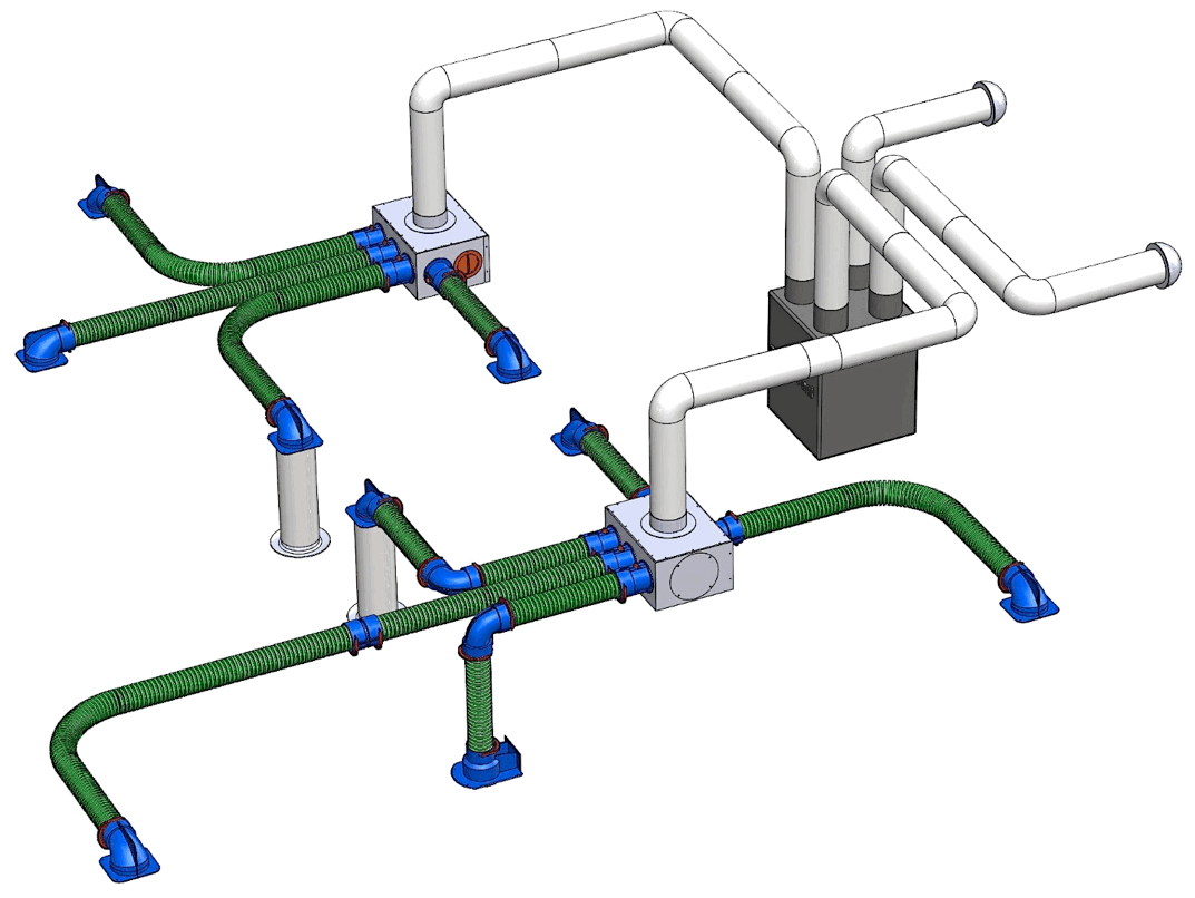 S90 Plumbavent ducting system