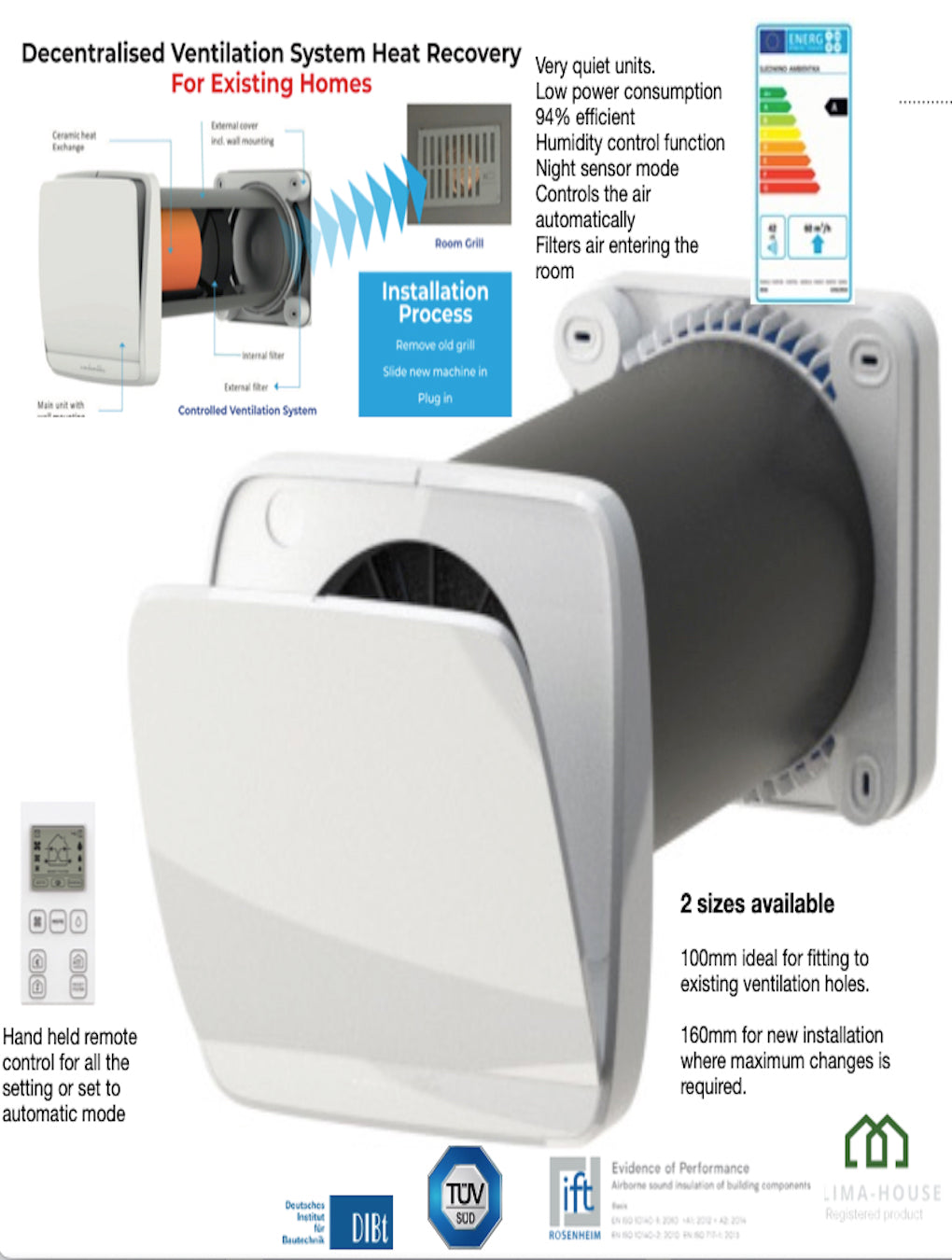 Wall ventilator 