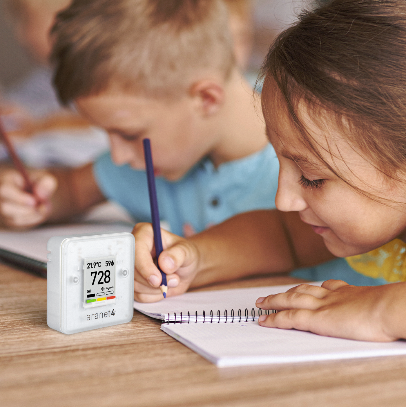 Aranet4 HOME

Optimizing your indoor environment starts with accurate data.&nbsp;The Aranet4 HOME is a premium, wireless air quality monitor designed to provide effortless, real-time insights into your indoor climate. Whether for a home, office, or school, it is the perfect companion for your ventilation system, ensuring you only ventilate when necessary—saving energy while maintaining health.