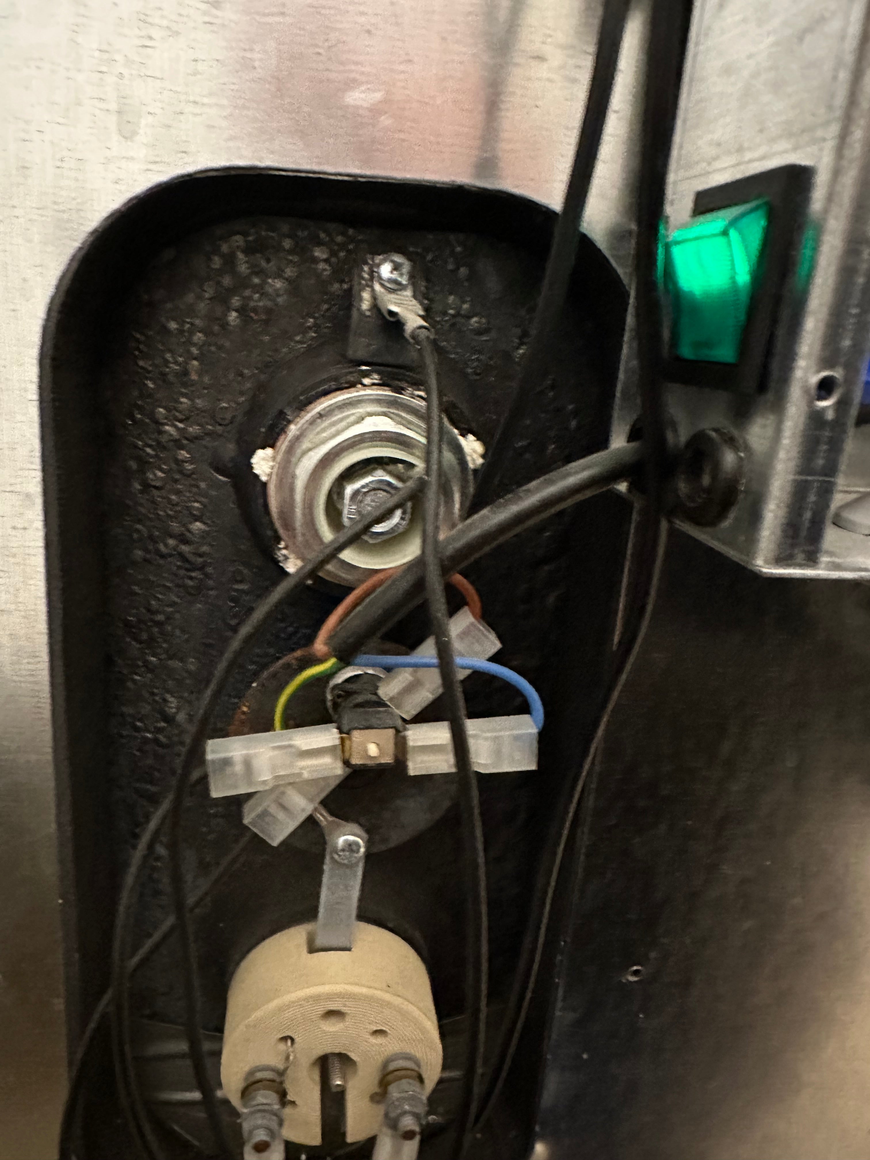 Combi 185 anode, emersion and temp. probe position