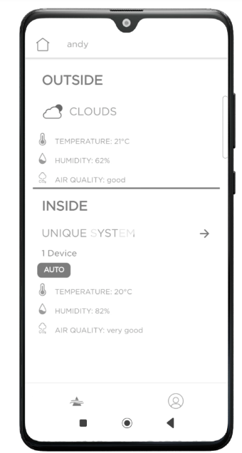 Ambientika 160 smart app