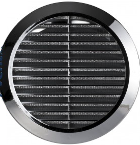 Wall vent chrome 100 - 150