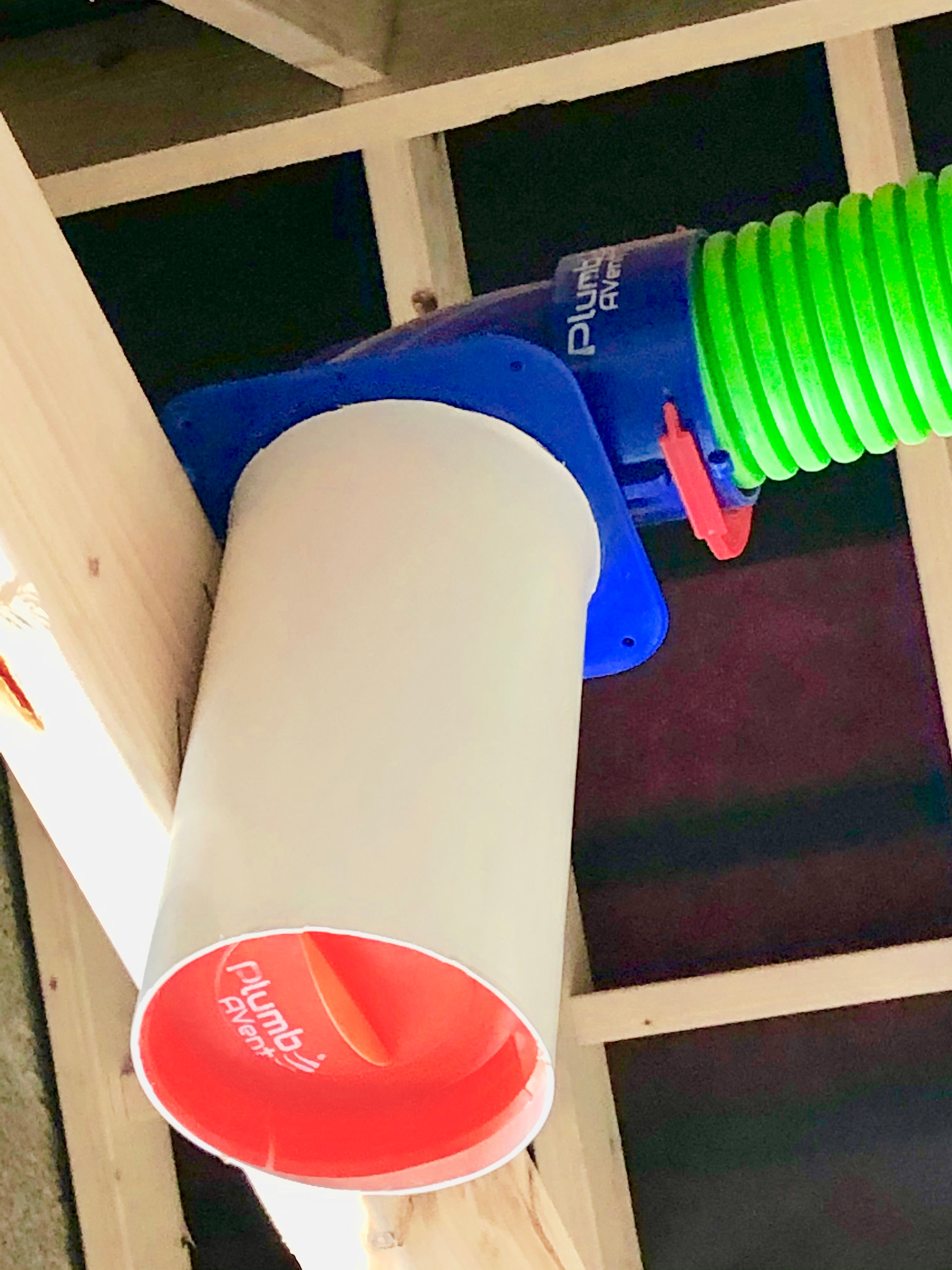 This 125 diameter duct is used to extend the ceiling plenum up to 500mm. It is glued onto the ceiling plenum with plumbers glue. It can be cut to any length when fitted.   part no  PD-R-125-0.5