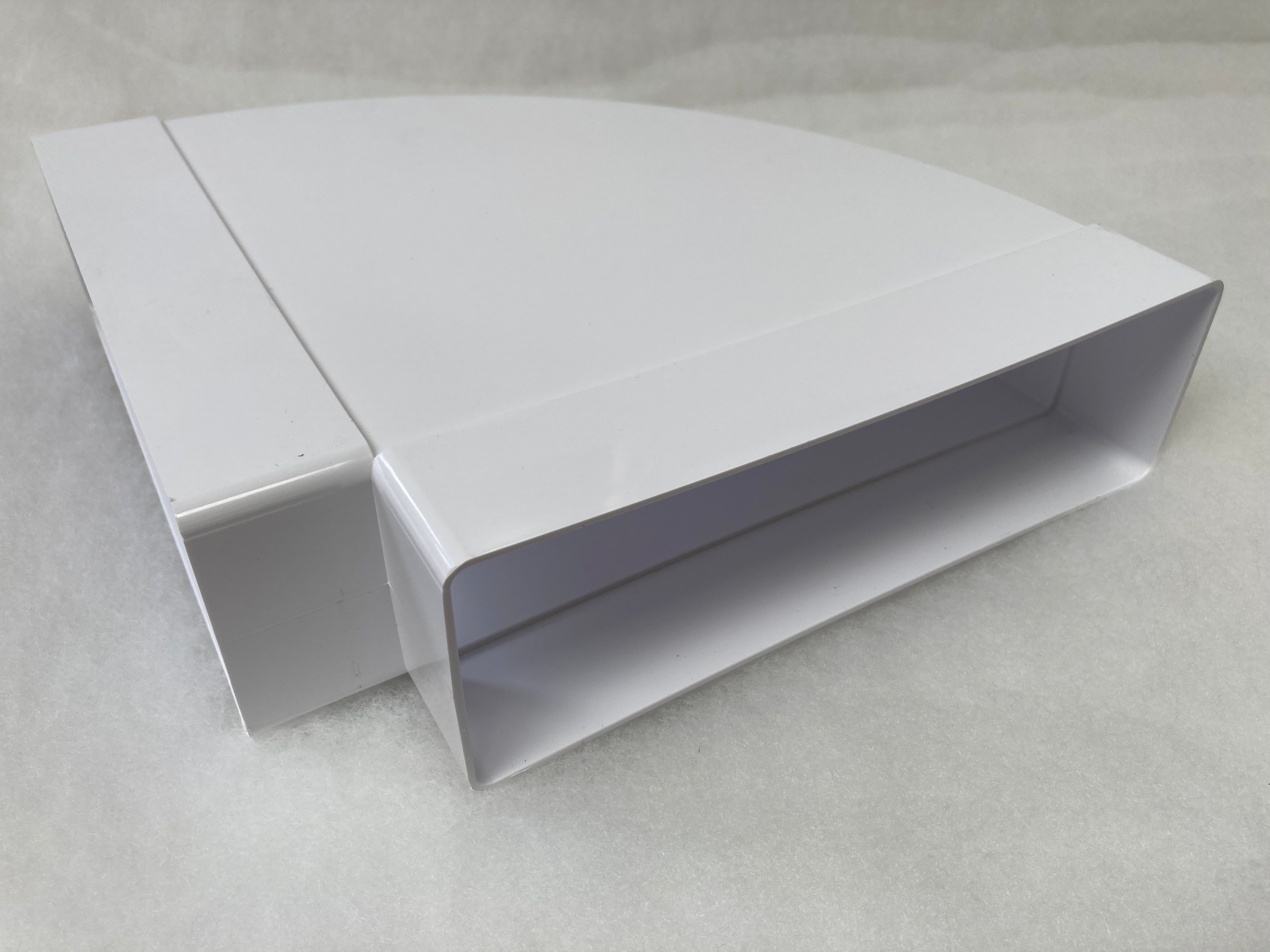 60*204 plastic duct hor. elbow