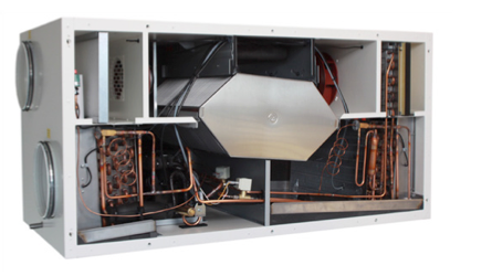 The G4 filter is  designed is designed to protect the machine and if required the supply air from dust. It is the minimum filtration required for this machine..The Genvex Premium 300 is heat recovery and ventilation model with a heat pump built in to boost the supply air or cool during water periods.